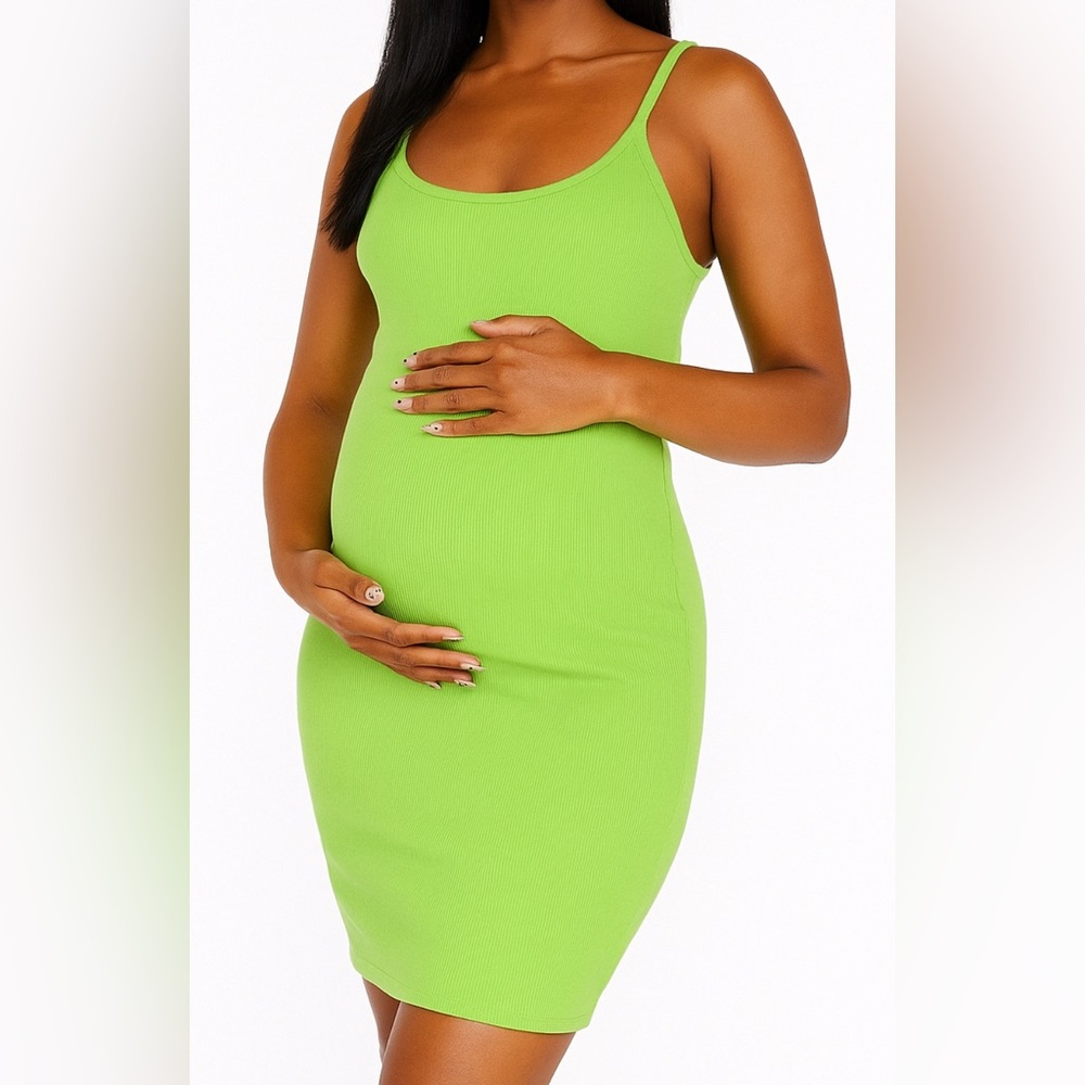 NWT Green Maternity Sleeveless Dress💚